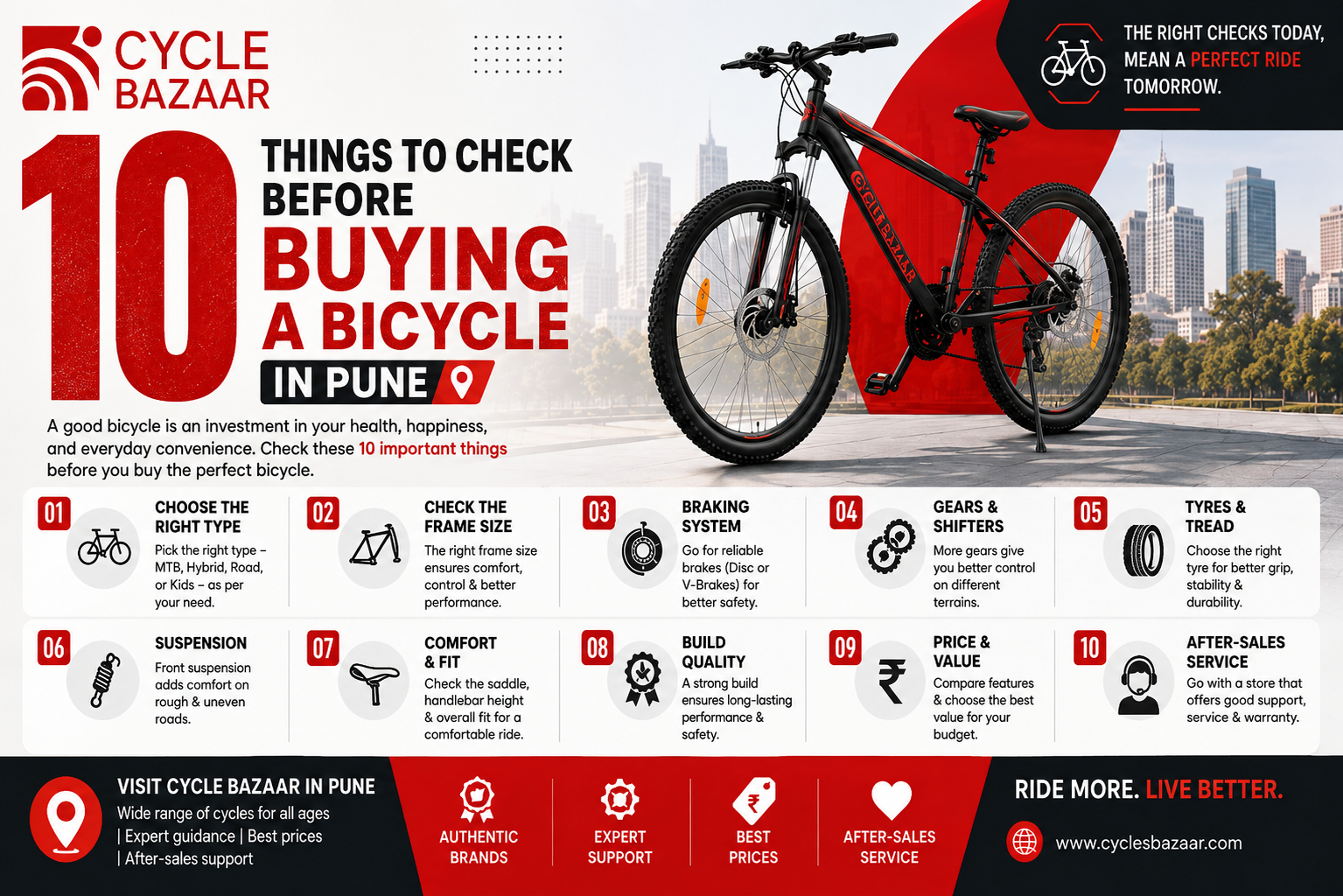 10 Things to Check Before Buying a Bicycle in Pune